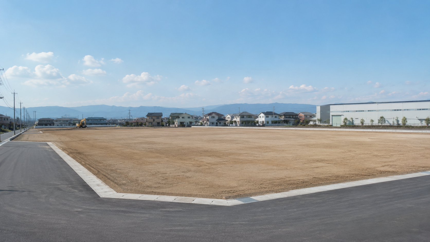 農地転用後の造成と住宅地