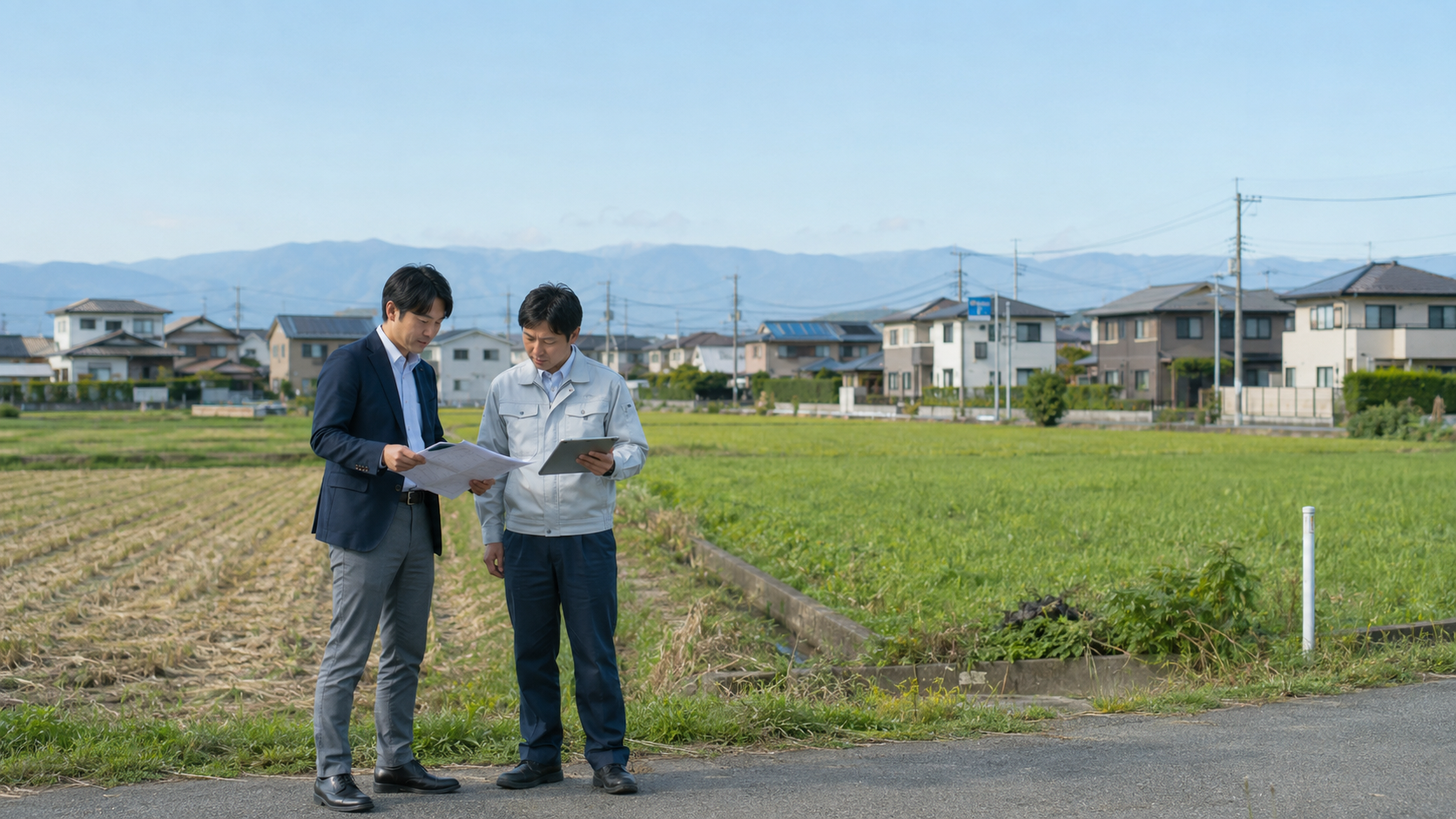 農地の現地調査と計画相談